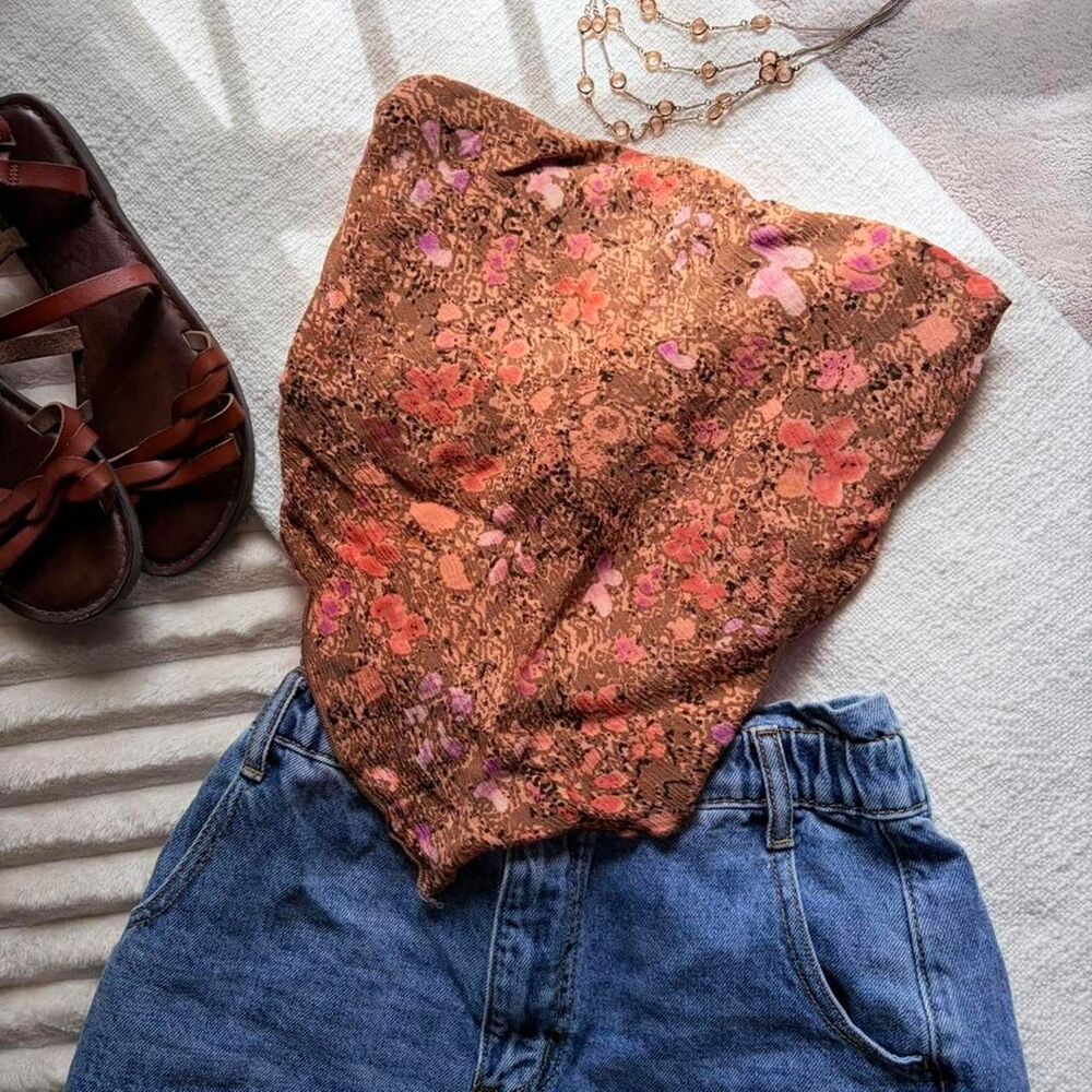 Free-people Women's multi Crop-top